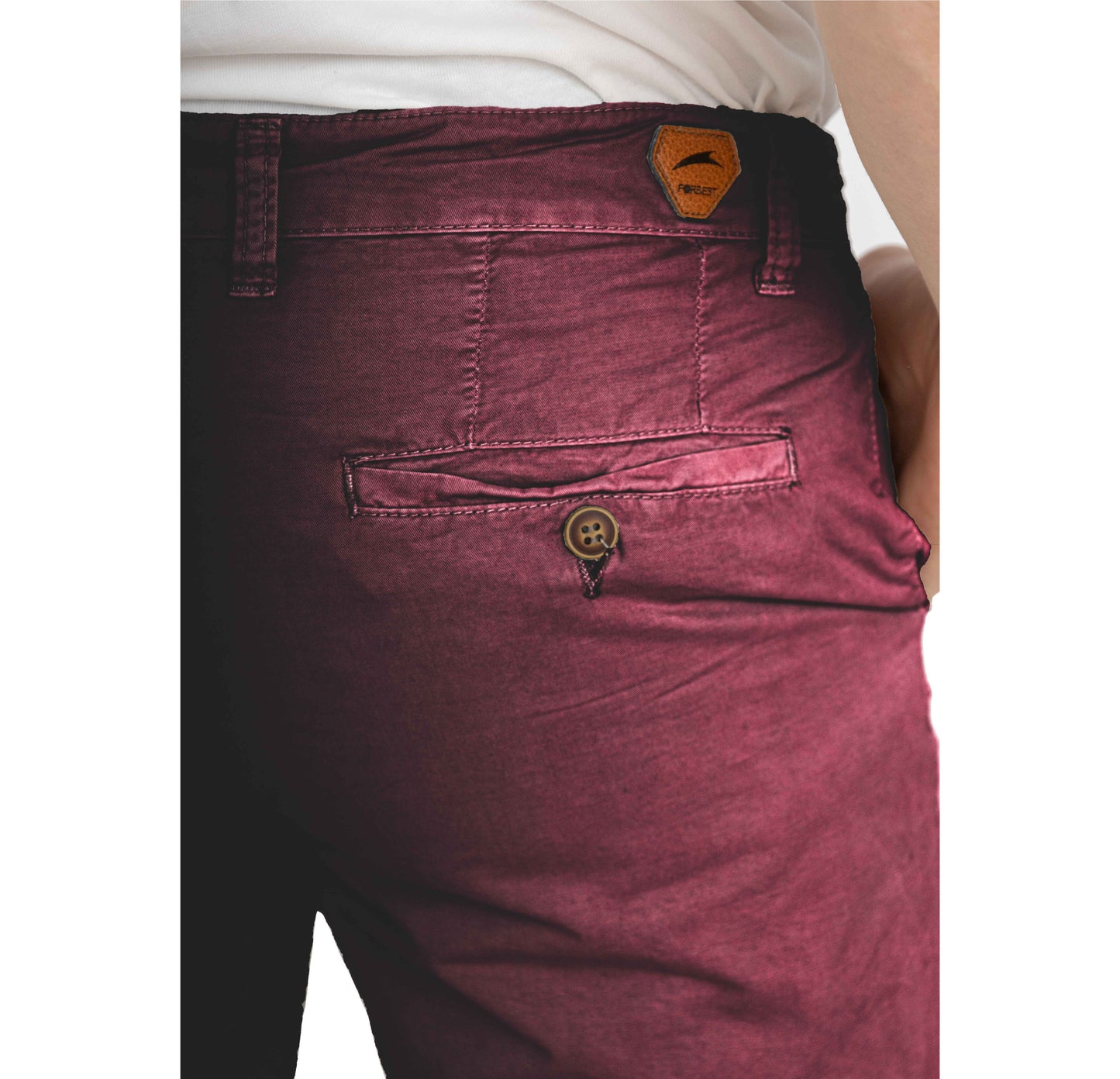 Bermuda 100% Coton Chino , Bordeau