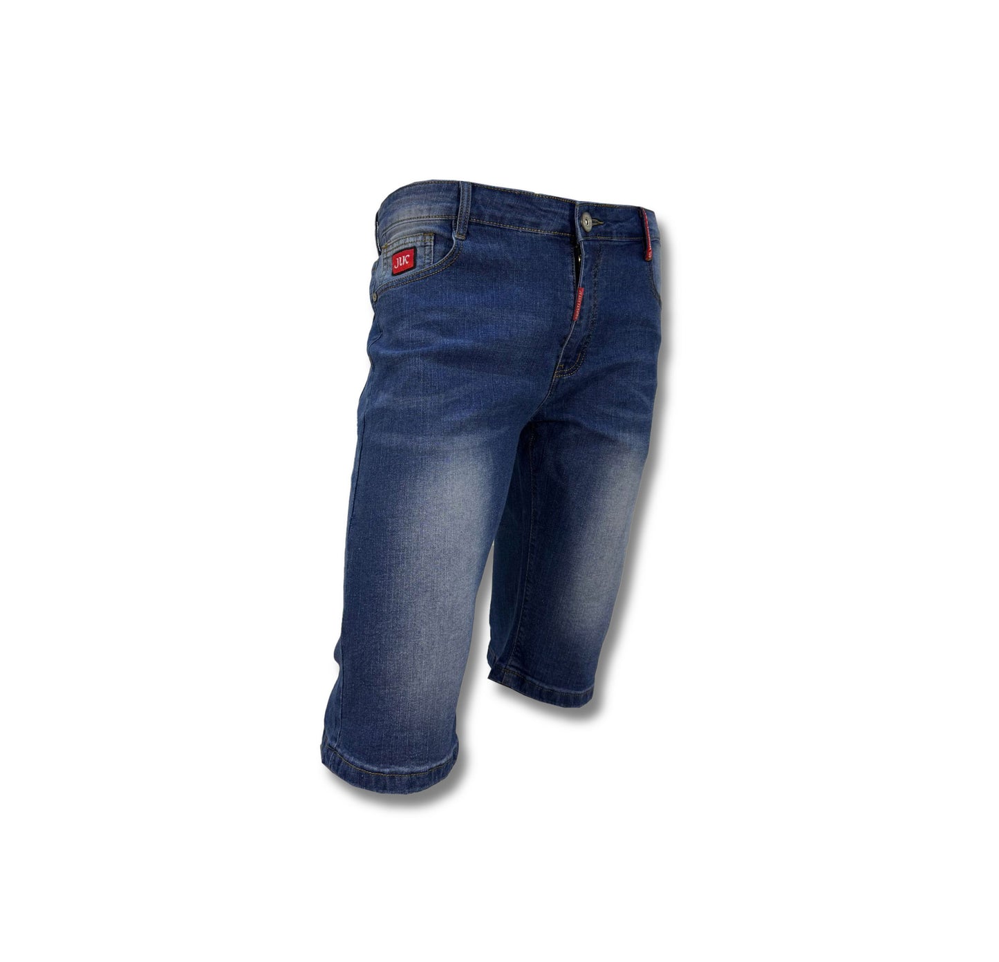 Bermuda Jean avec des petites détails rouges