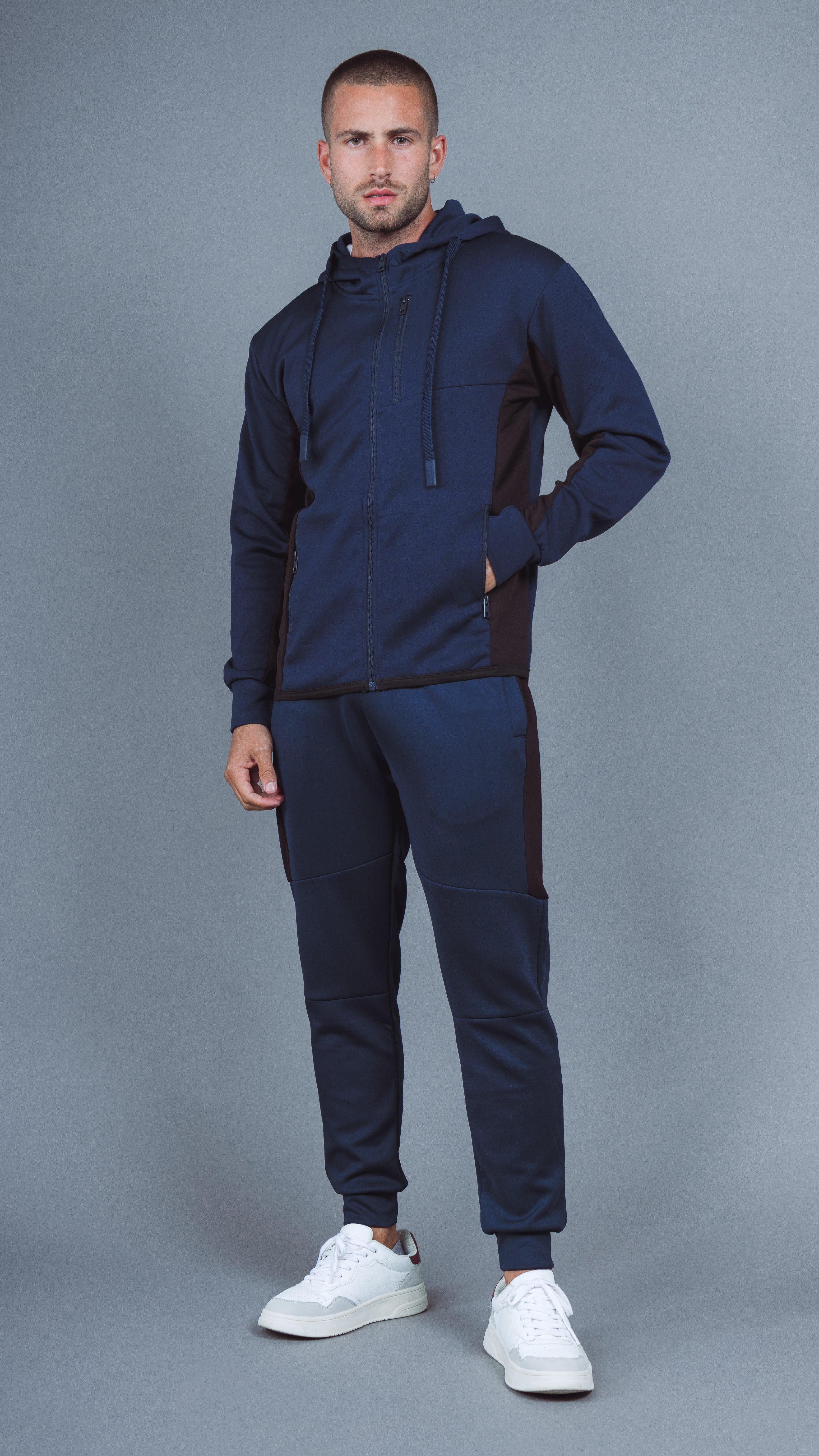 Ensemble jogging & sweat zippé