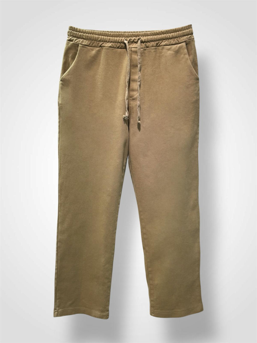 Pantalon élastiqué en coton