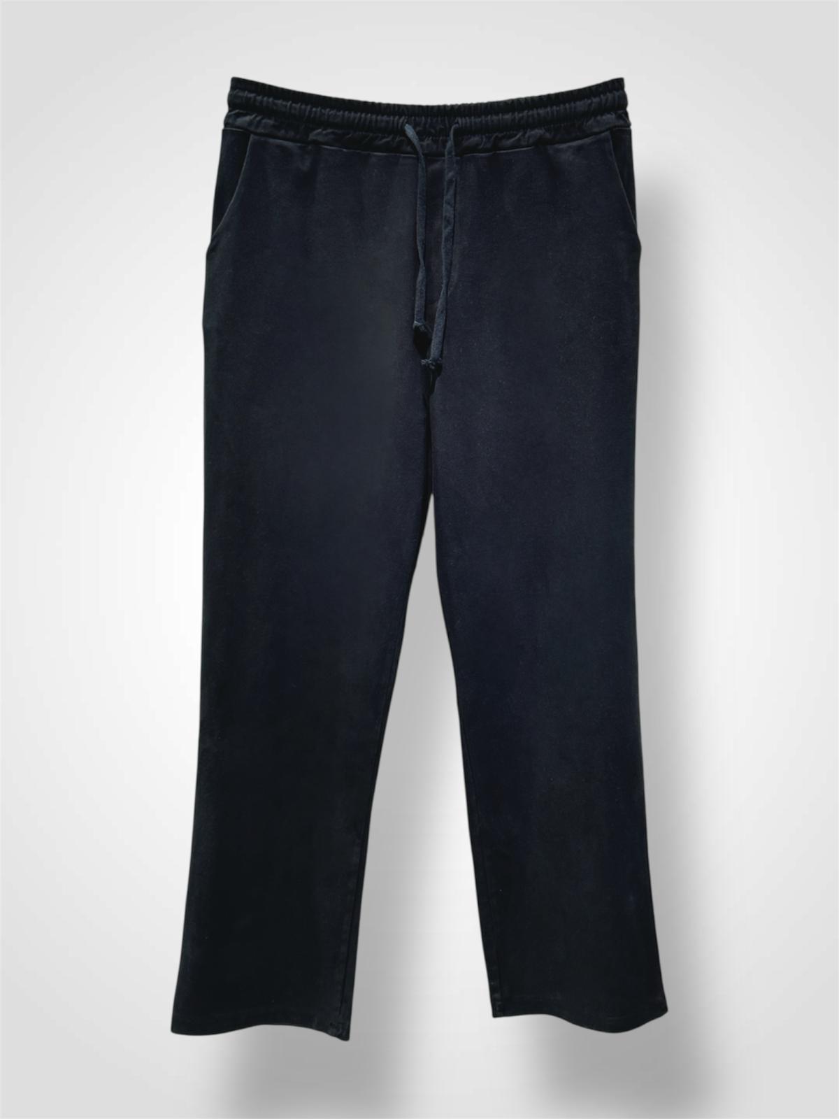 Pantalon élastiqué en coton