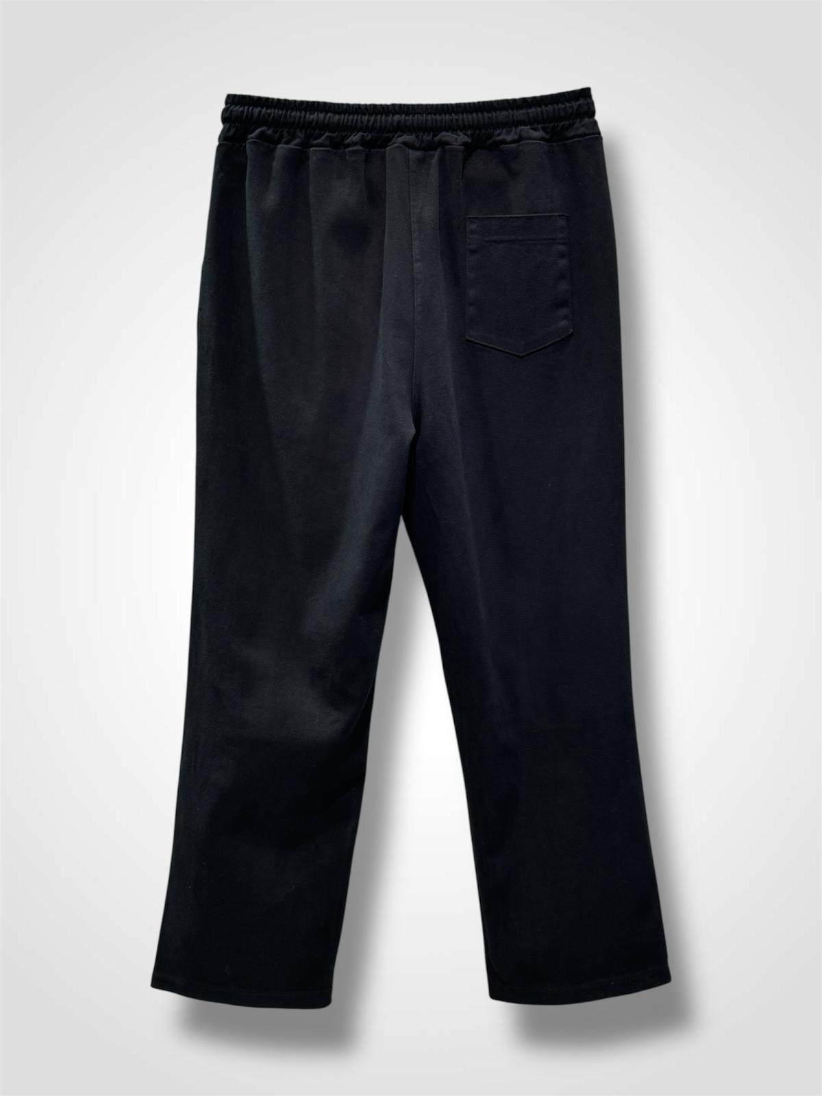 Pantalon élastiqué en coton