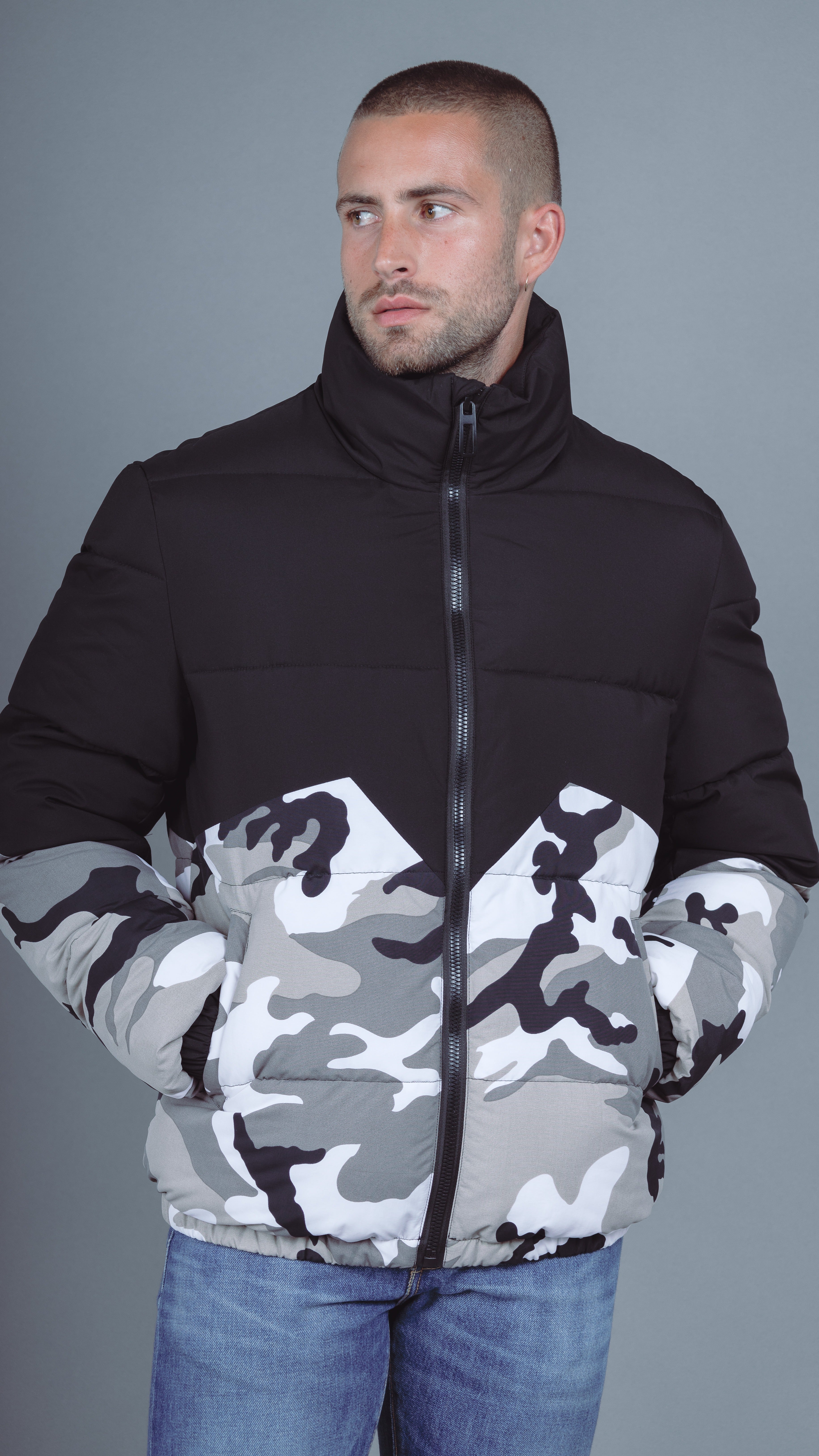 Doudoune camouflage