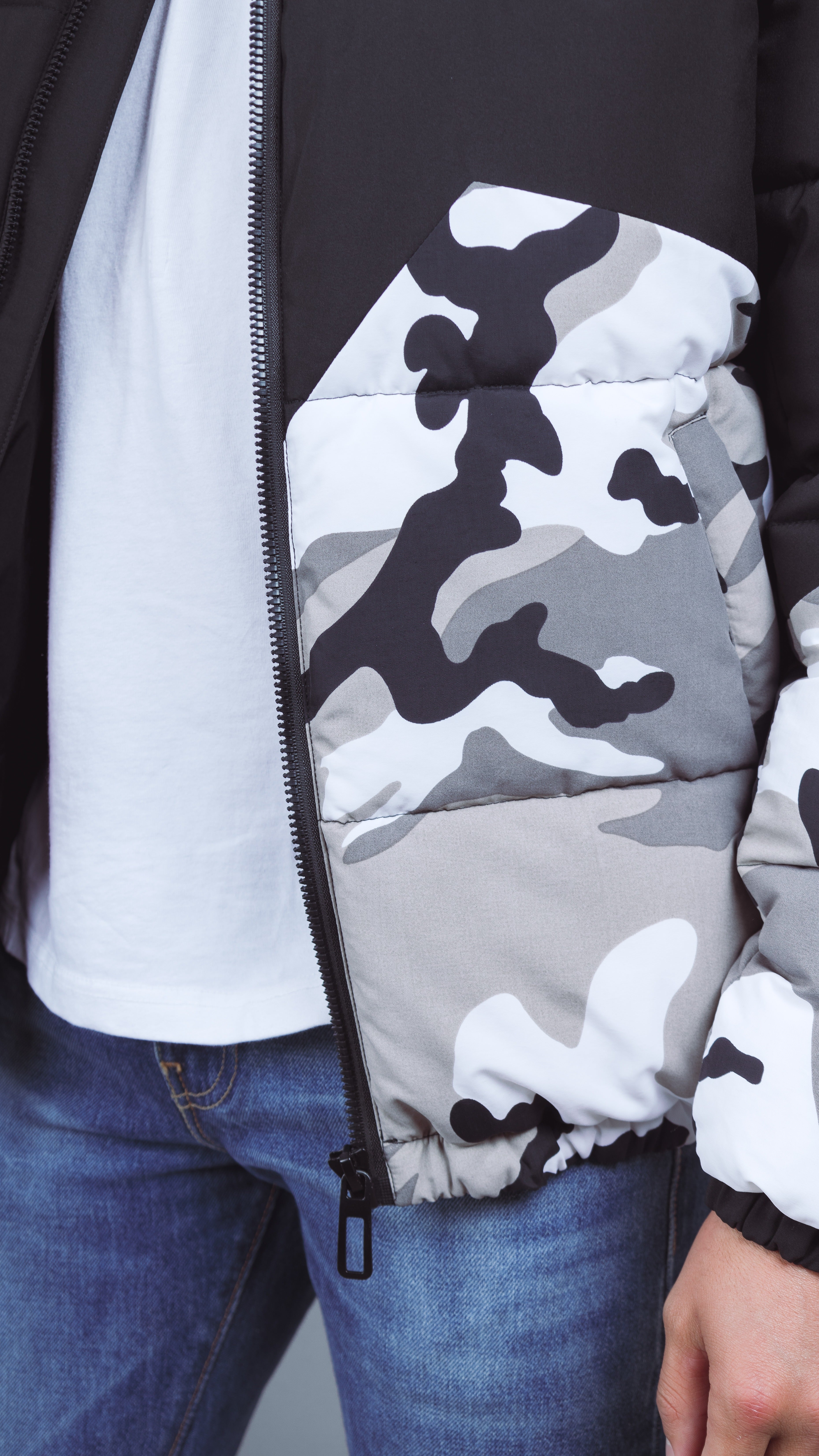 Doudoune camouflage