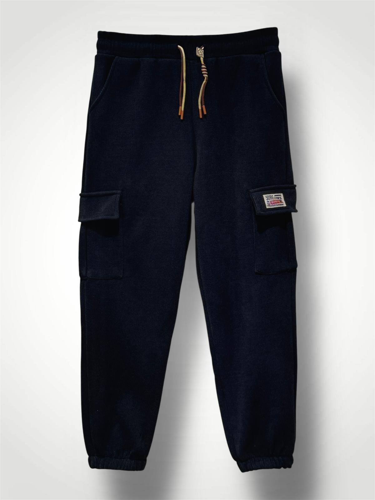 Pantalon jogging cargo doublé polaire