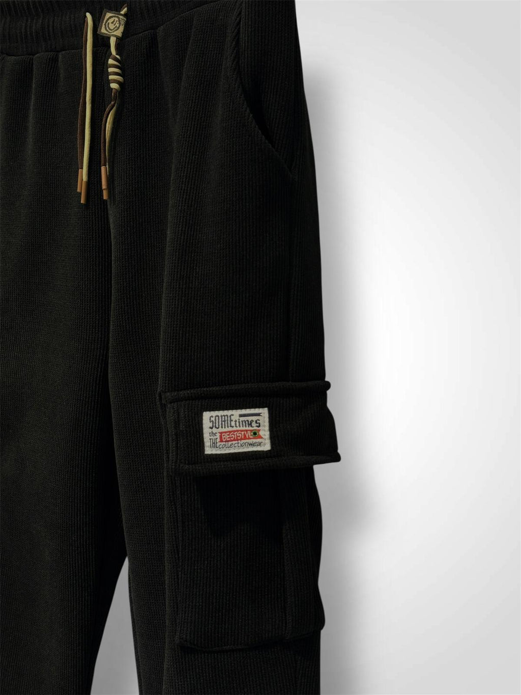 Pantalon jogging cargo doublé polaire