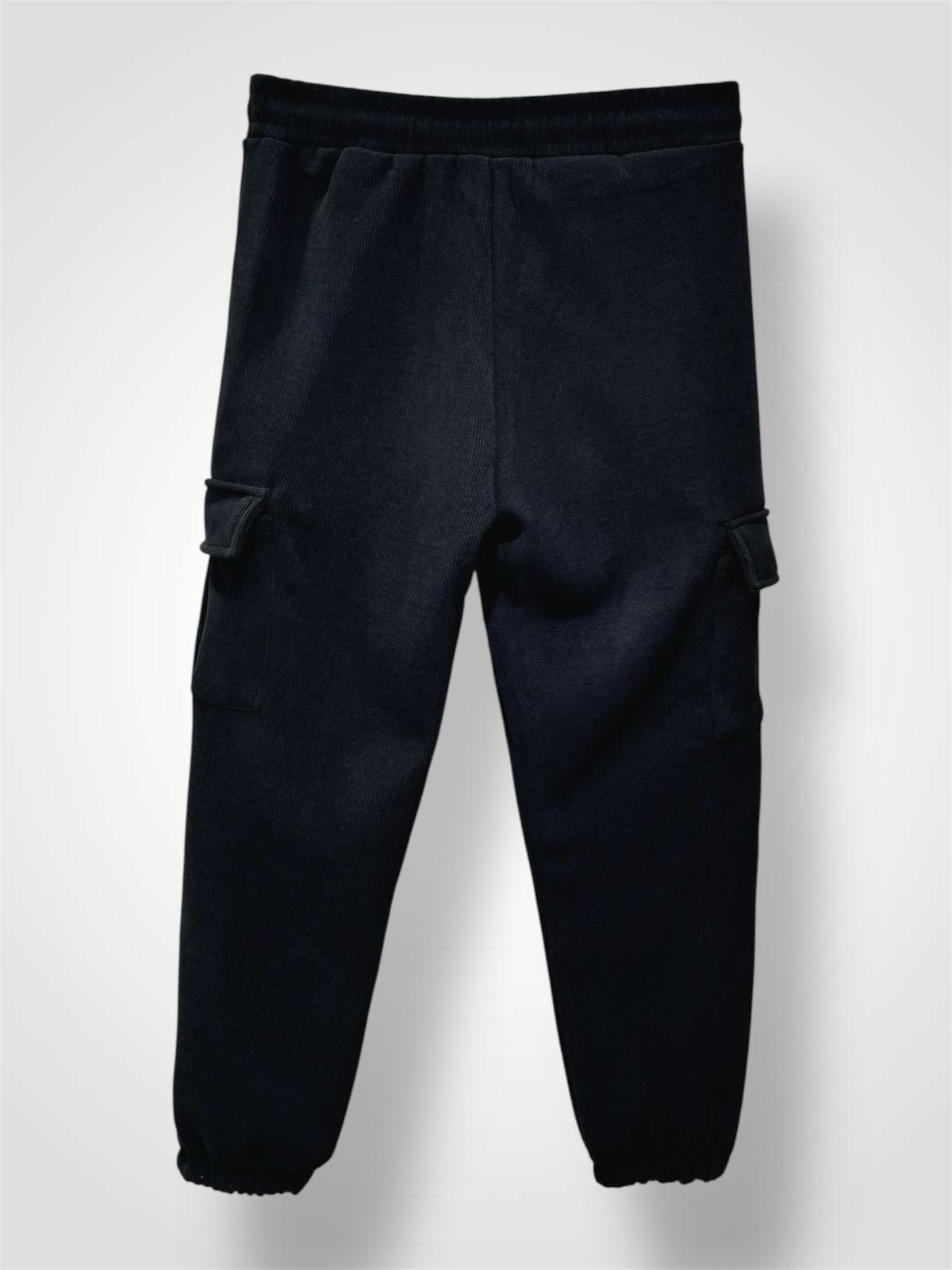 Pantalon jogging cargo doublé polaire