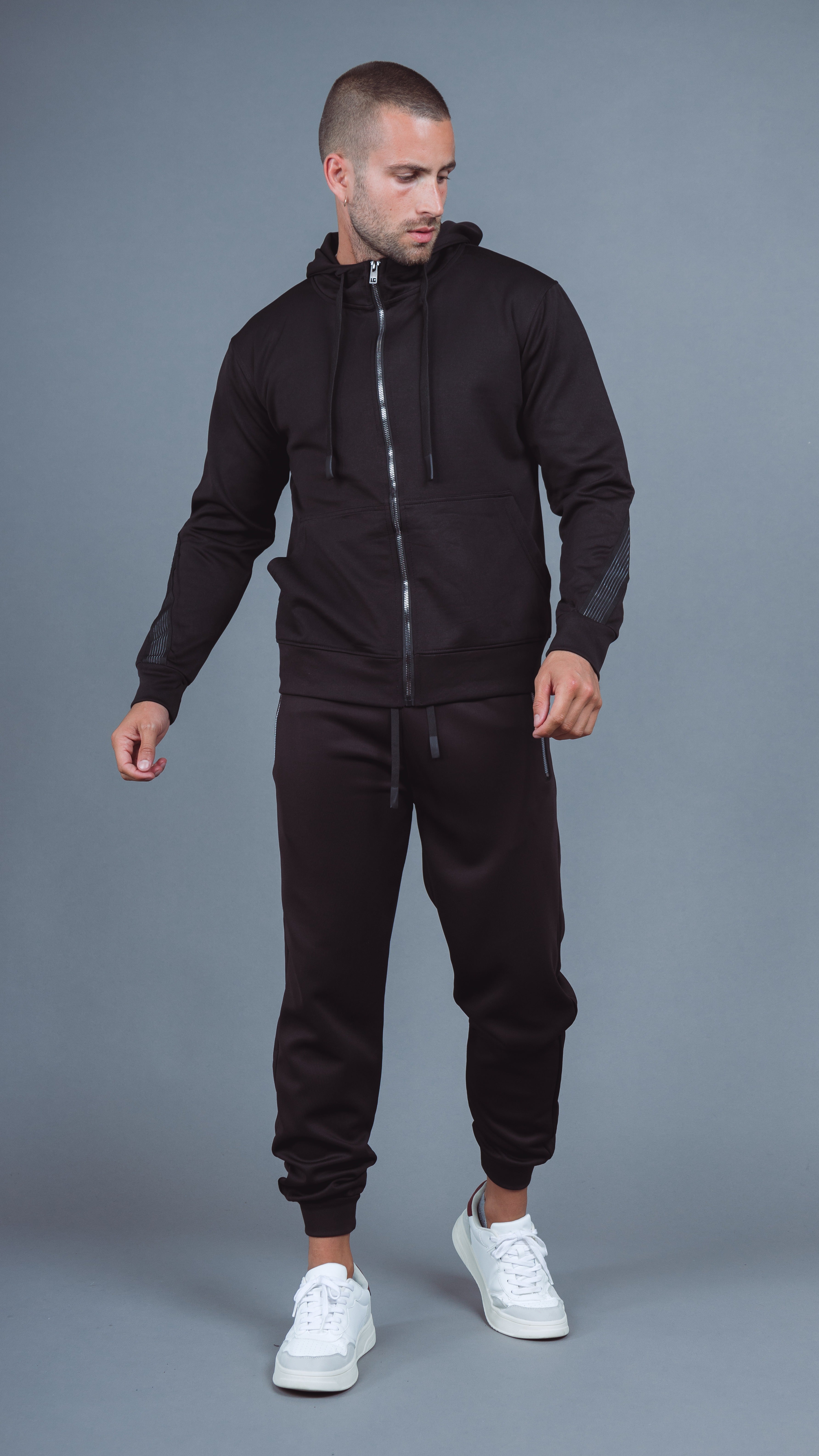 Ensemble jogging & sweat zippé