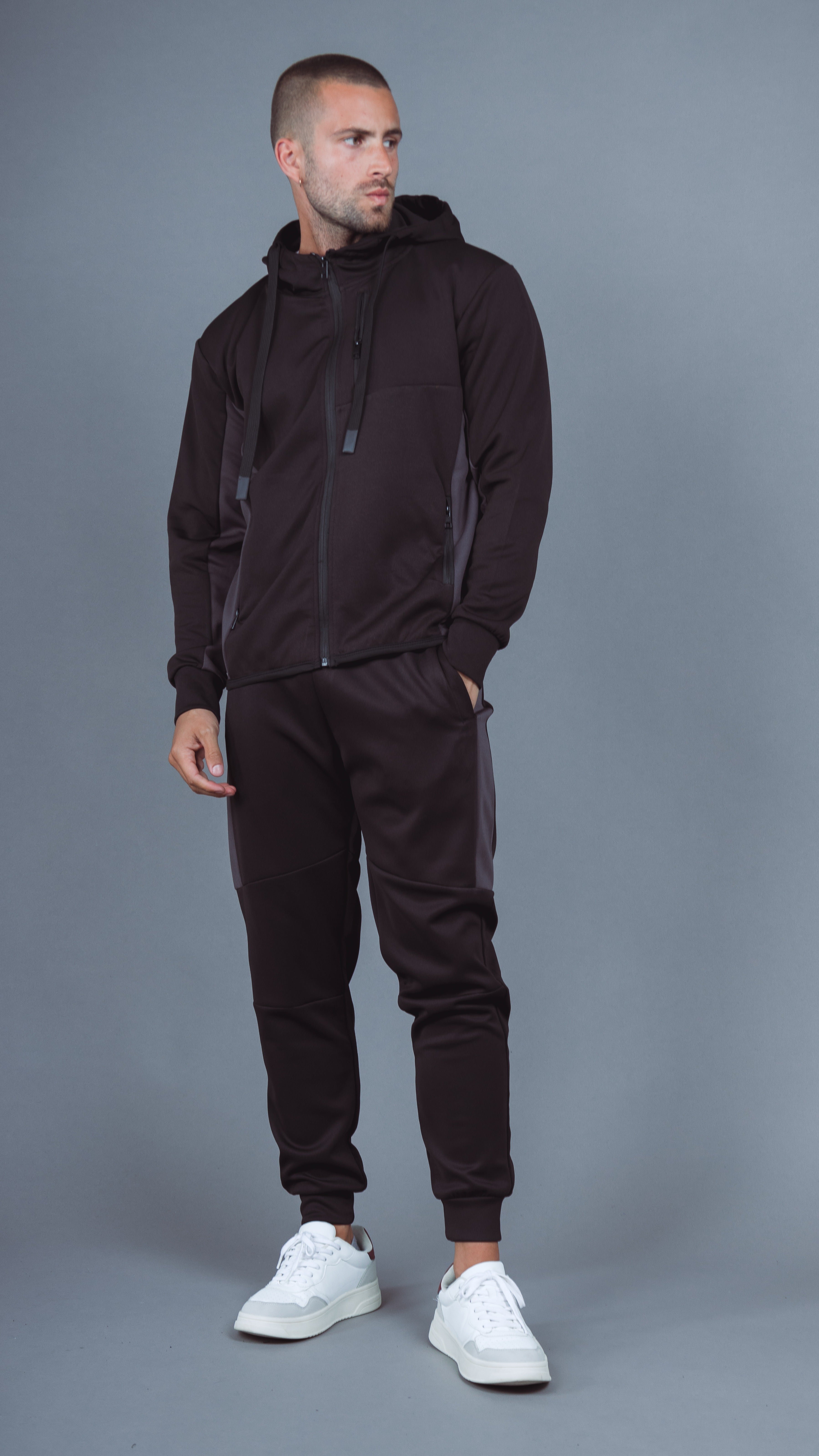 Ensemble jogging & sweat zippé