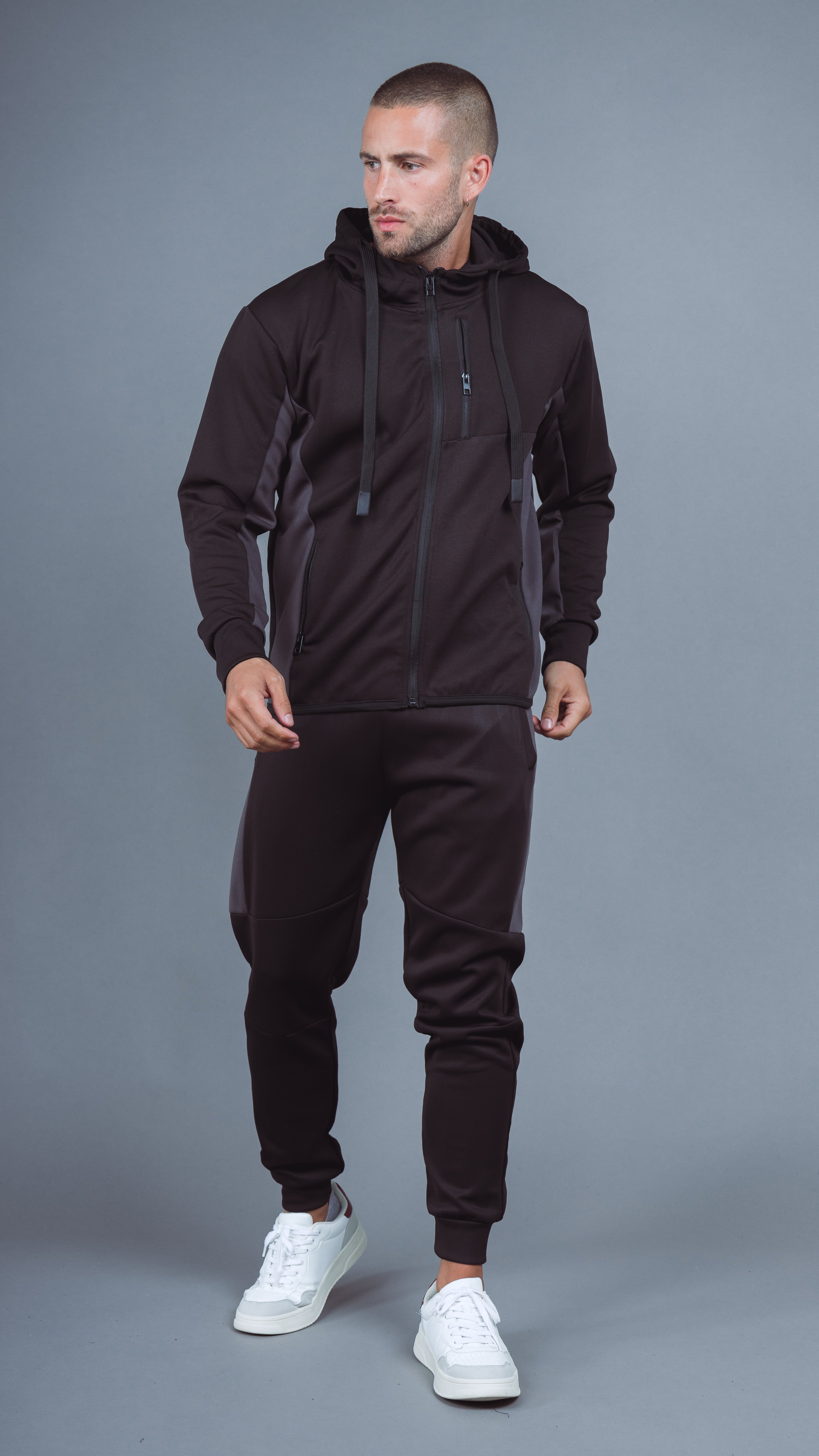 Ensemble jogging & sweat zippé