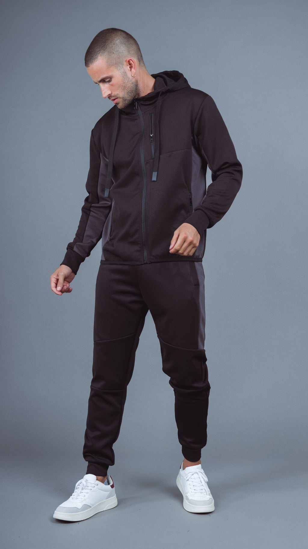 Ensemble jogging & sweat zippé
