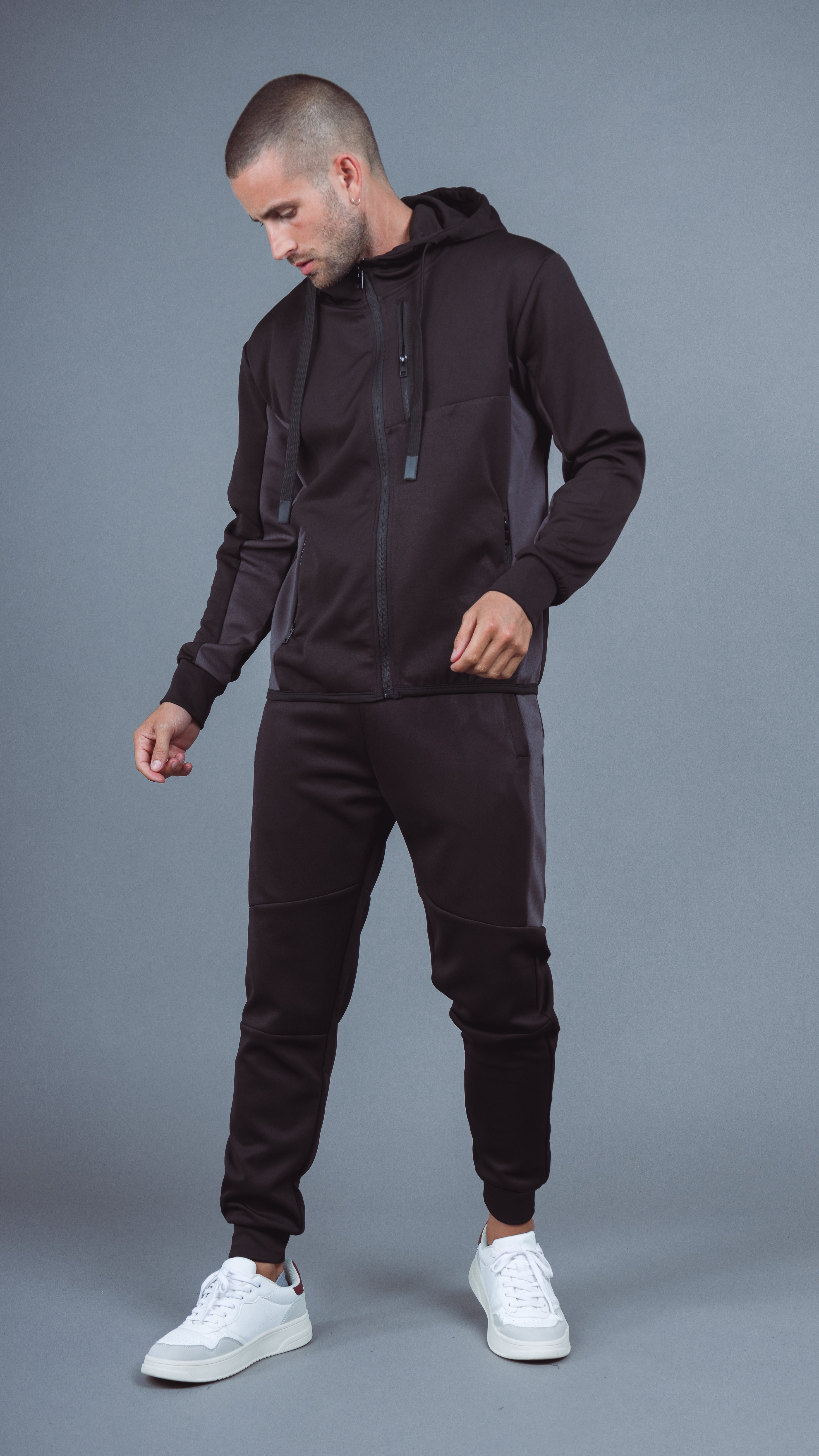 Ensemble jogging & sweat zippé