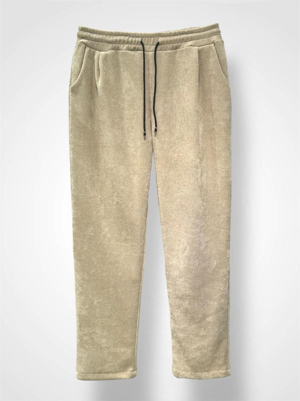 Pantalon coupe droite en velours