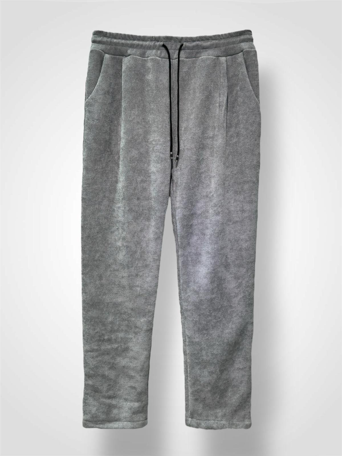 Pantalon coupe droite en velours