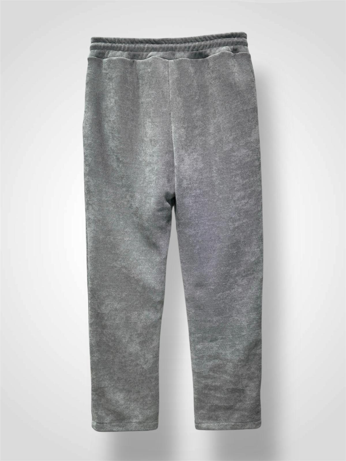 Pantalon coupe droite en velours