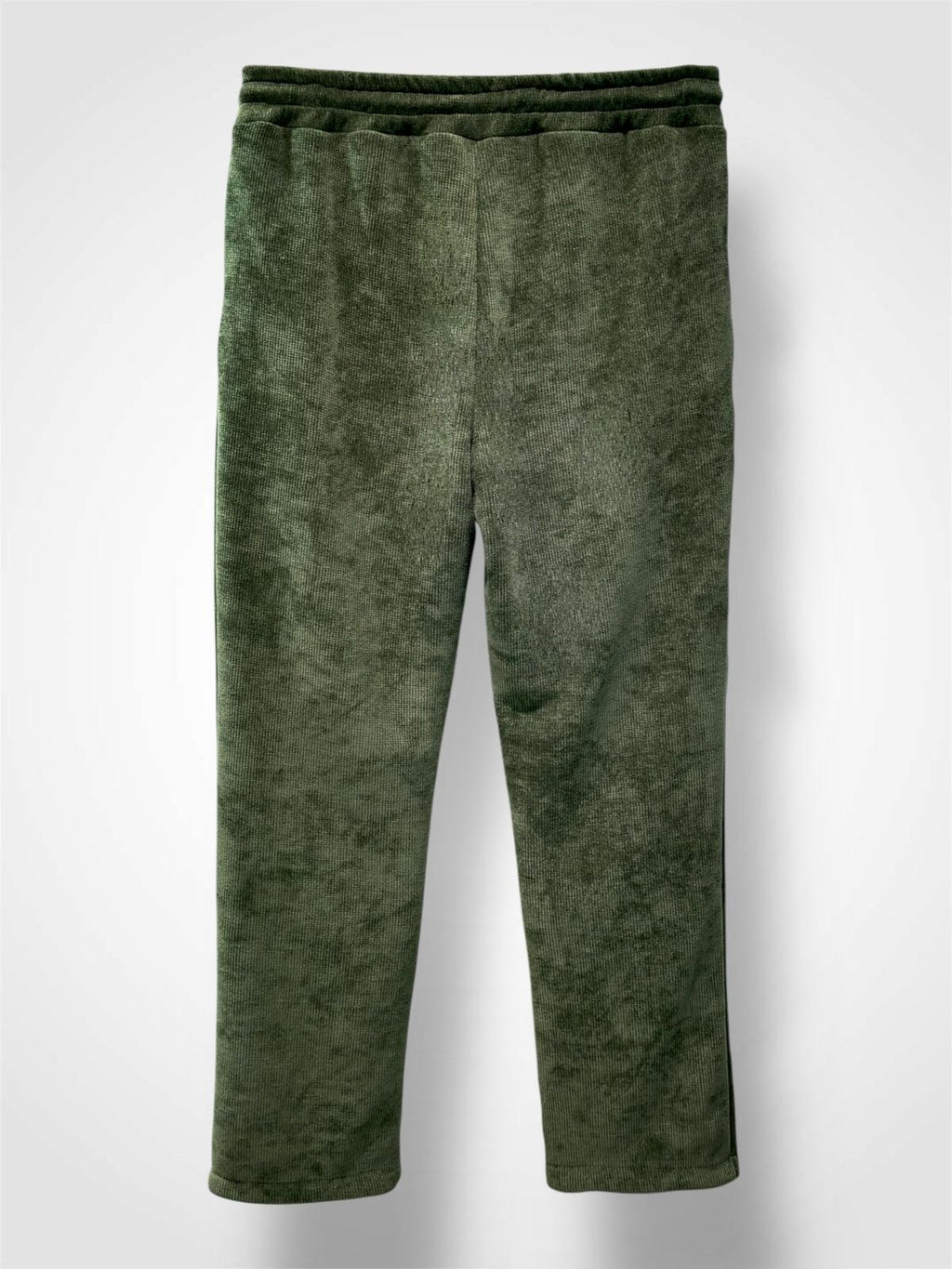 Pantalon coupe droite en velours